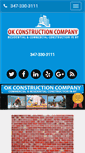 Mobile Screenshot of okconstructioncorp.com